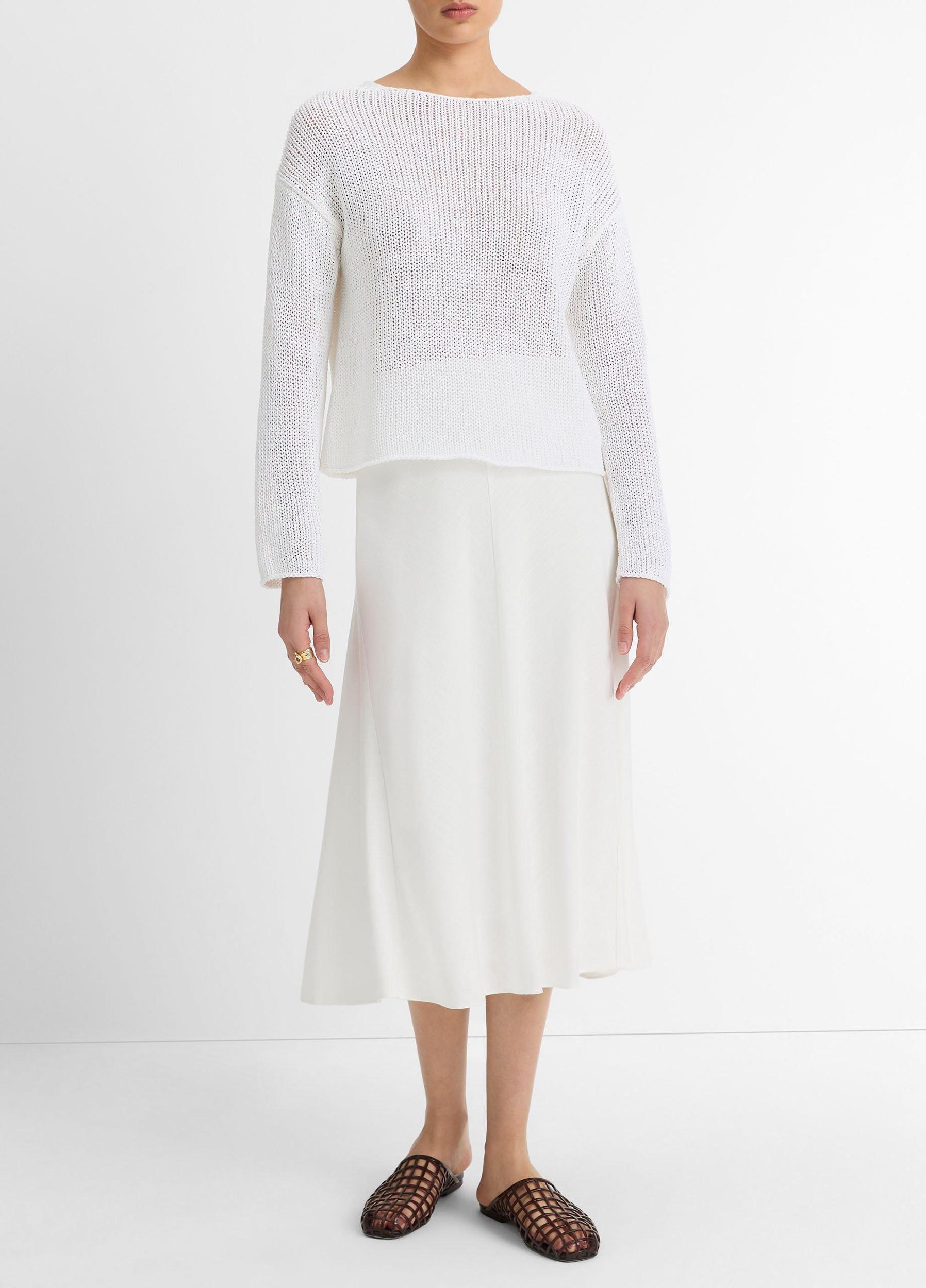 Italian Coated Cotton-Blend Sweater Product Image