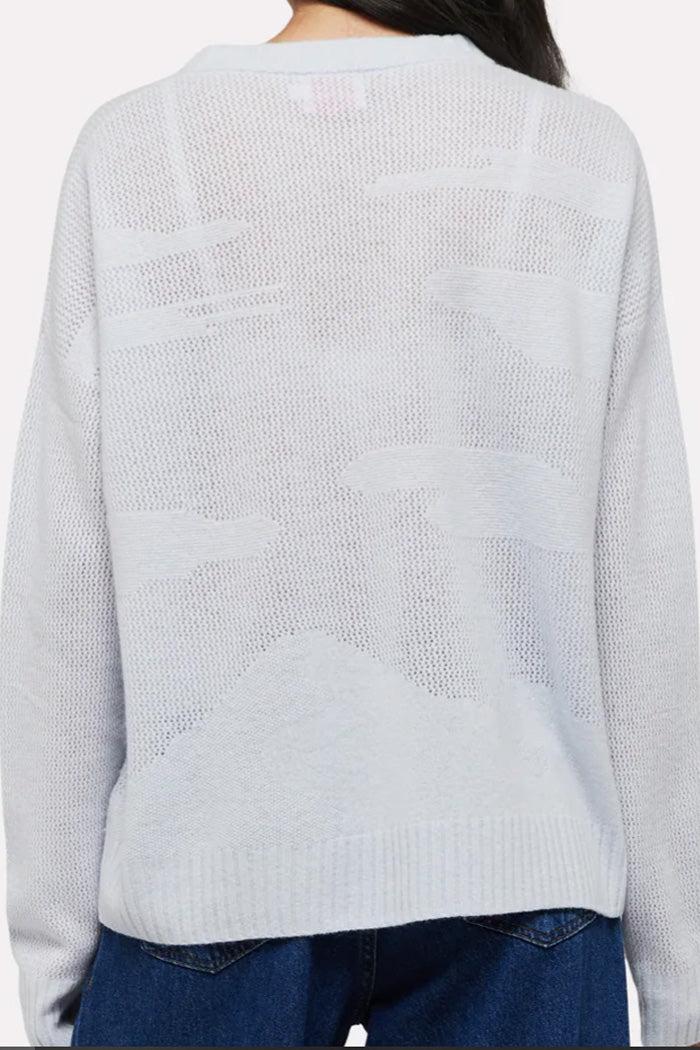 Desert Textured Cashmere Boyfriend Sweater Product Image