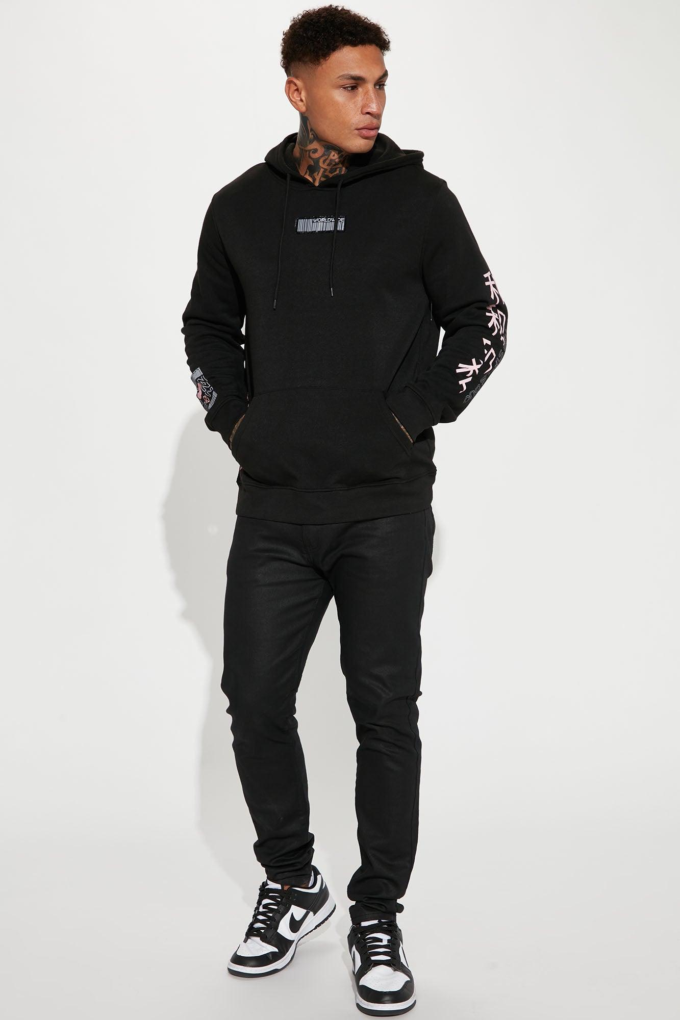 Icon Sakura Hoodie - Black Product Image