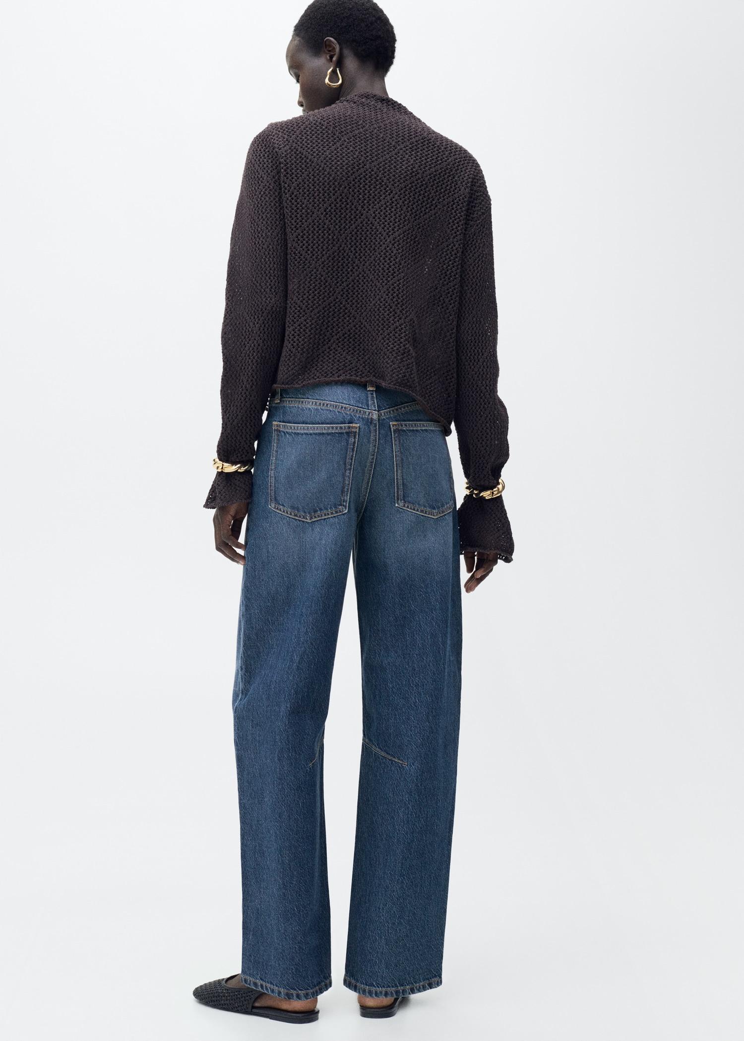 High-rise balloon jeans - Women | MANGO USA Product Image