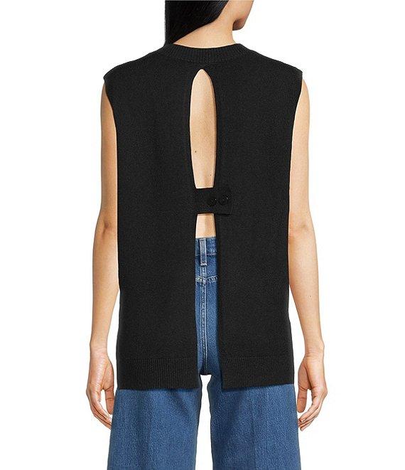 Anna & Ava V Back Knit Poncho Product Image