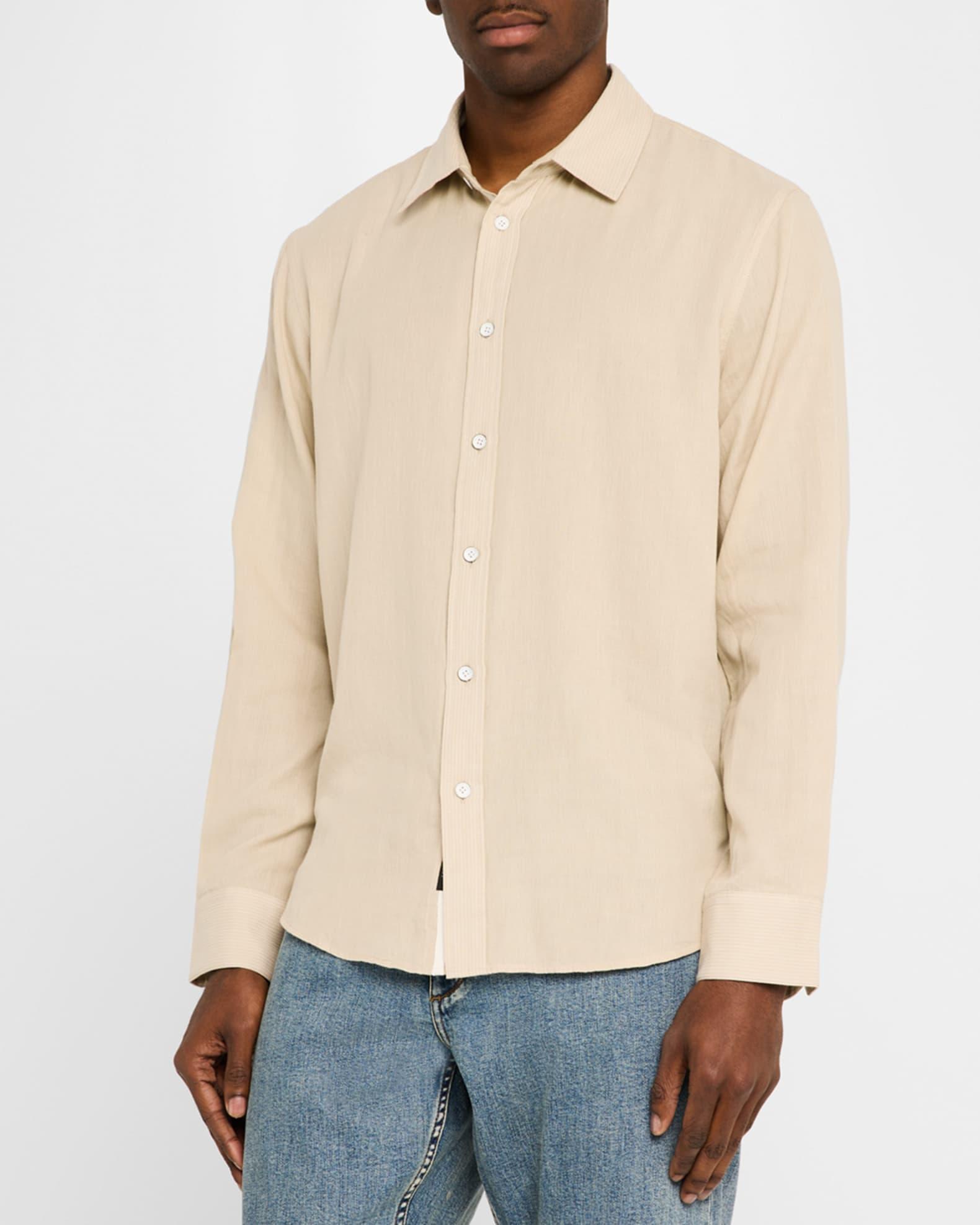 Men's Finch Gauze Striped Dress Shirt Product Image