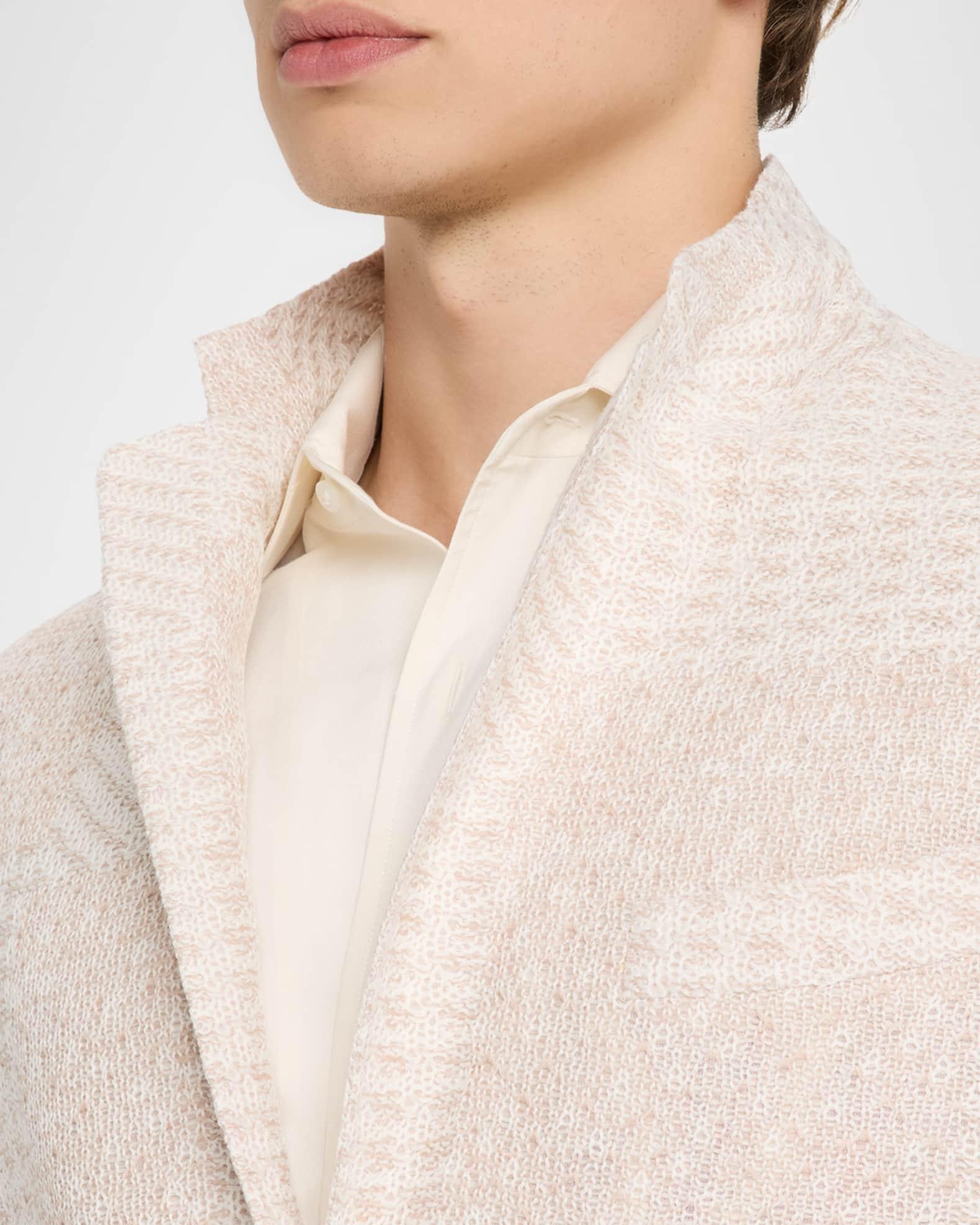 Men's Patchwork Knit Two-Button Sport Coat Product Image