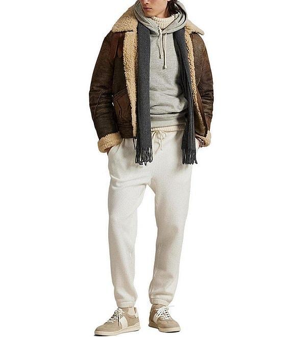 Polo Ralph Lauren Waffle-Knit Fleece Sweatpants Product Image