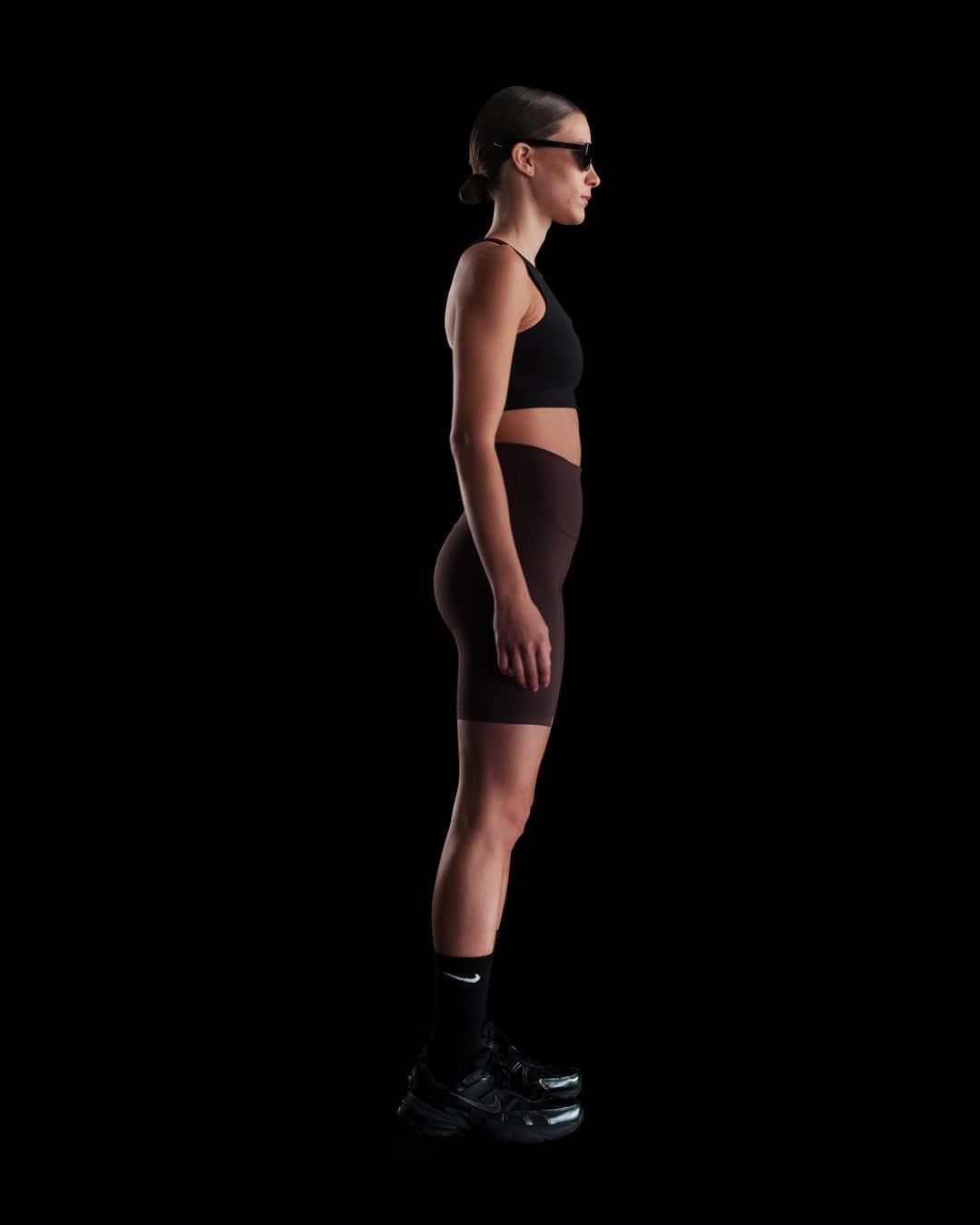 Nike Womens Zenvy Asymmetrical Light-Support Padded Sports Bra | HQ9182-440 Product Image