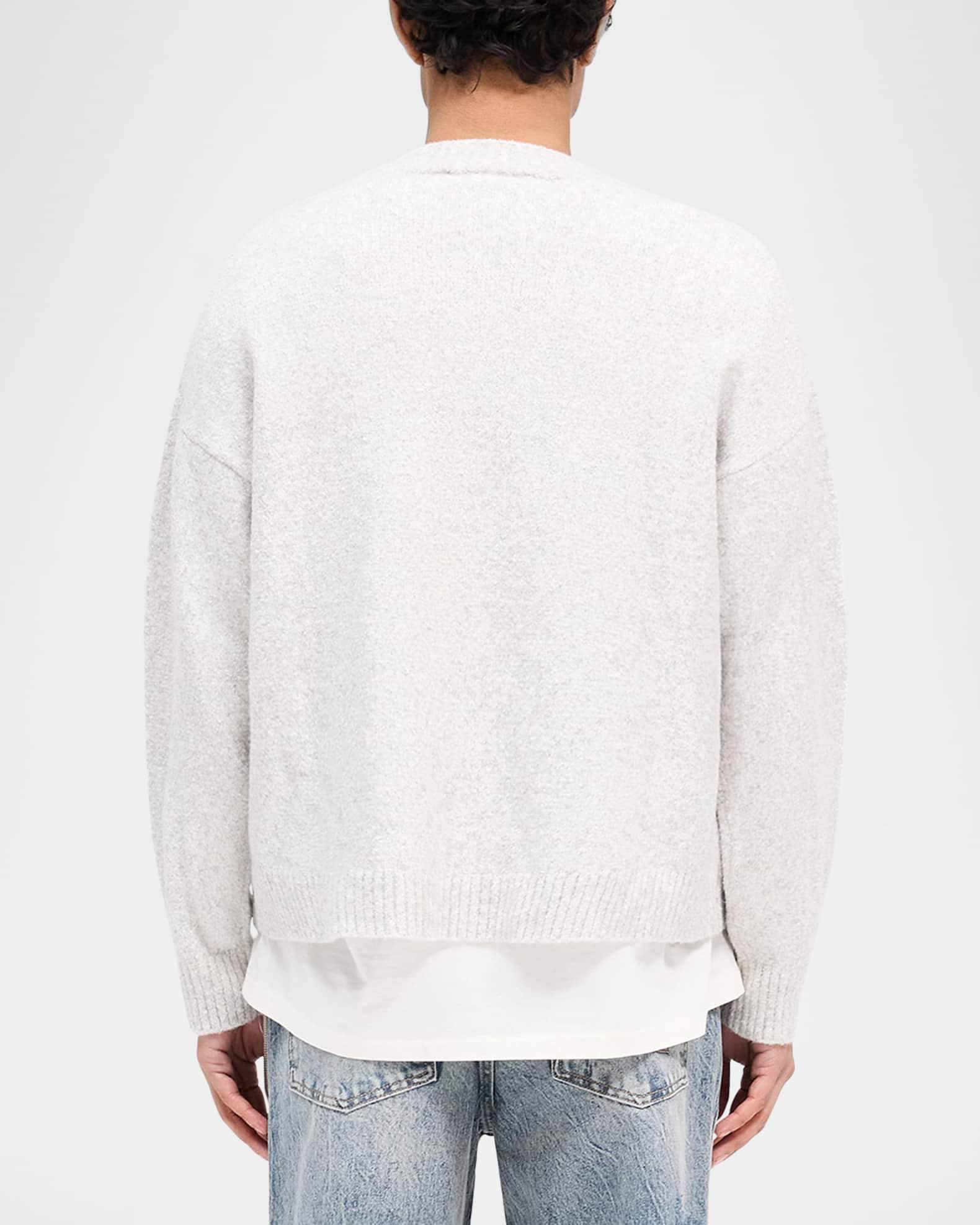 Men's Marled Cashmere-Blend Sweater Product Image