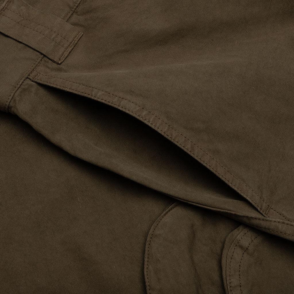 Canvas Cargo Pants - Dark Olive Male Product Image