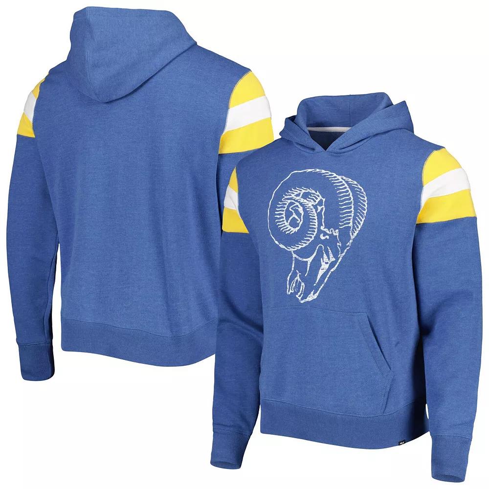 Men's '47 Royal Los Angeles Rams Legacy Premier Nico Pullover Hoodie,  Product Image