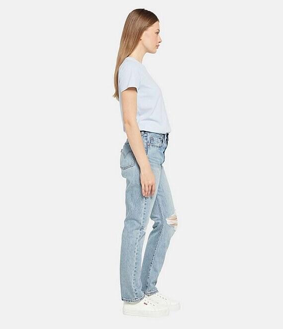 Levi's® 501 Original Straight Leg 5 Pocket Jeans Product Image