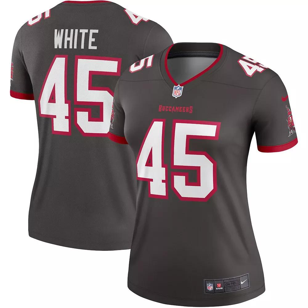 Women's Nike Devin White Pewter Tampa Bay Buccaneers Alternate Legend Jersey, Size: Large, Charco Product Image