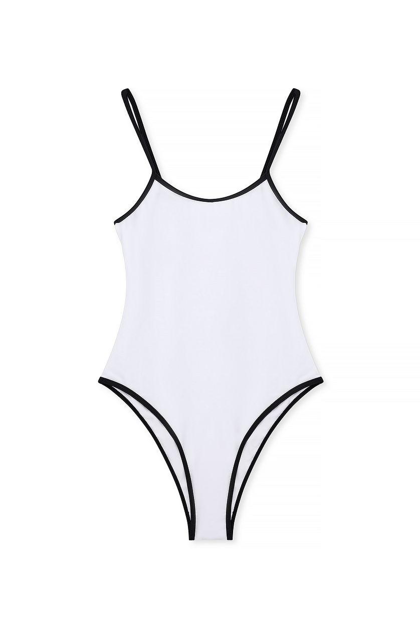 Contrast Binding Detail Swimsuit Product Image