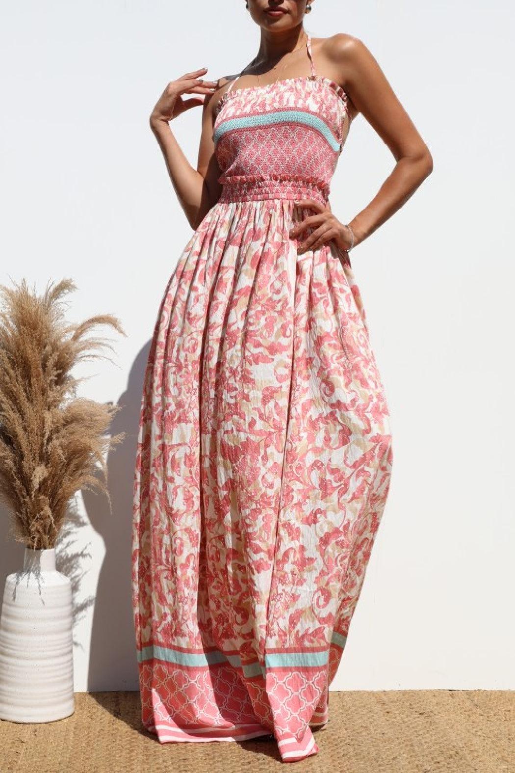 Pink Zuri Maxi Dress Product Image
