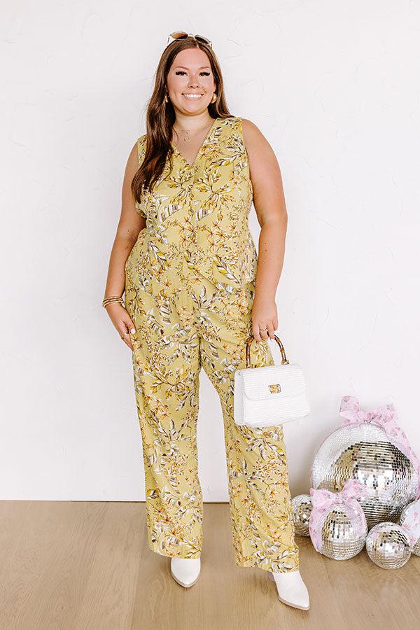 Vacay Bound Linen-Blend Vest Top Curves Product Image