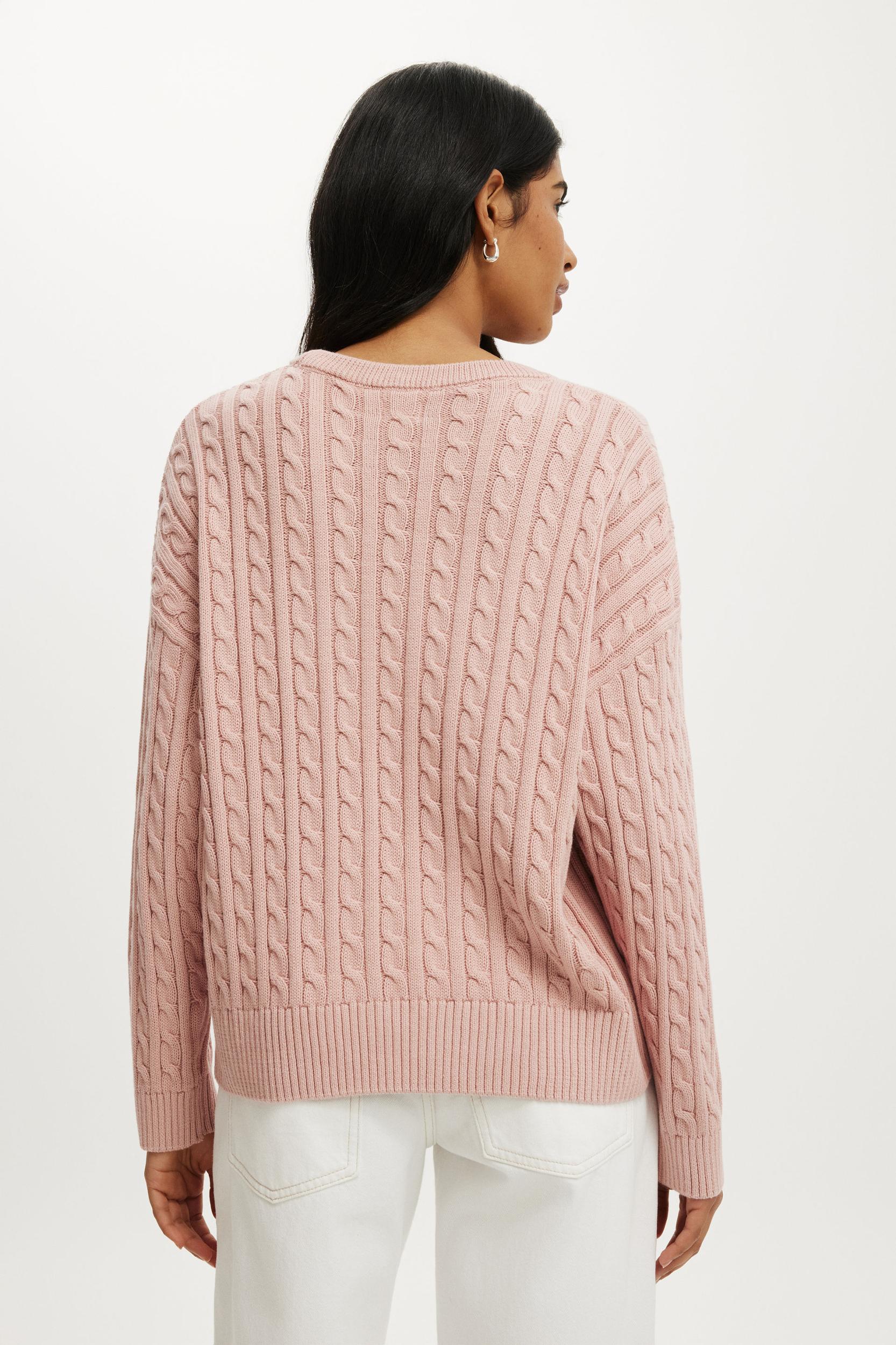 Cotton Crew Neck Sweater Product Image