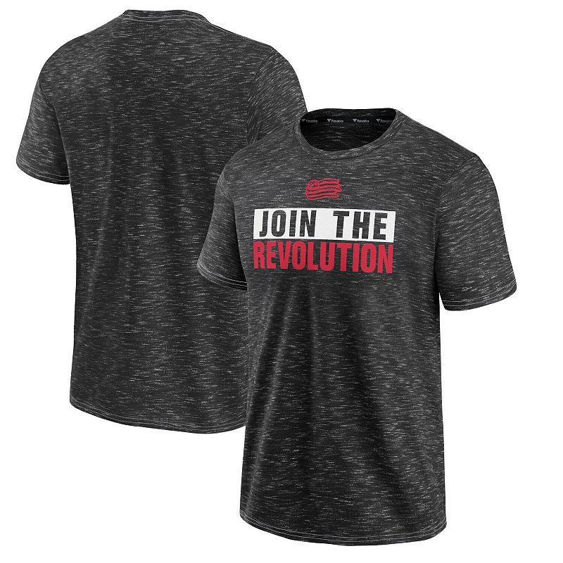 Men's Fanatics Branded Charcoal New England Revolution T-Shirt,  Product Image