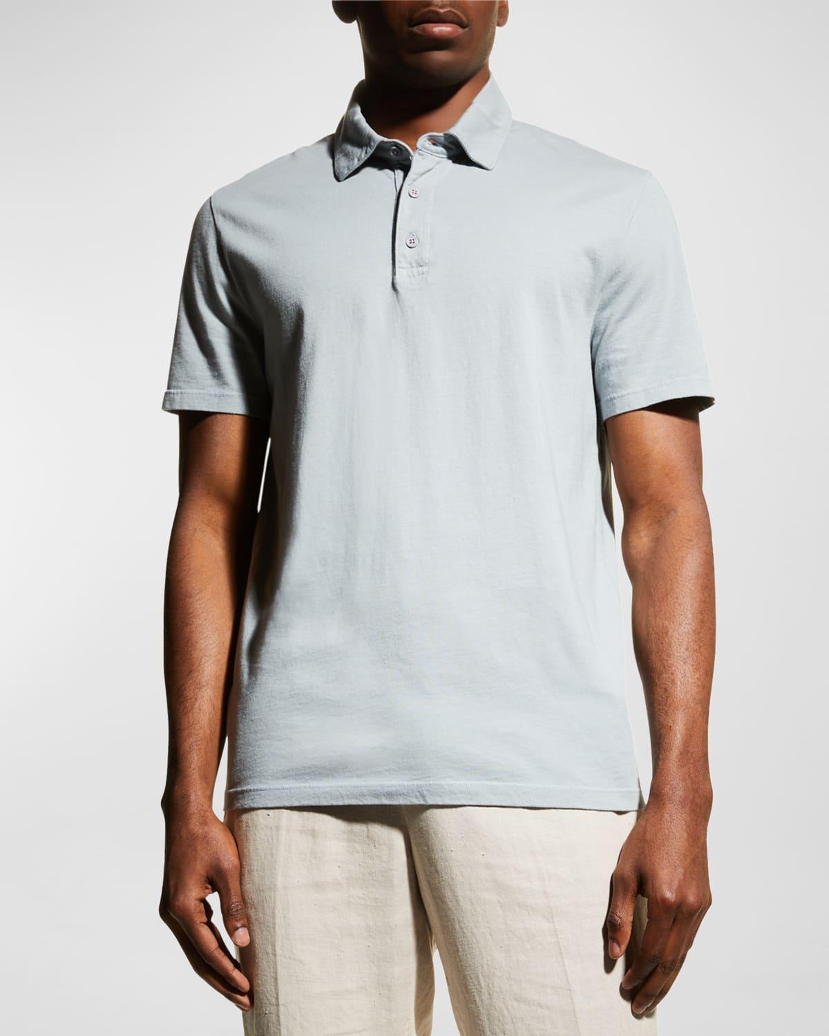 Mens Garment-Dyed Polo Shirt Product Image