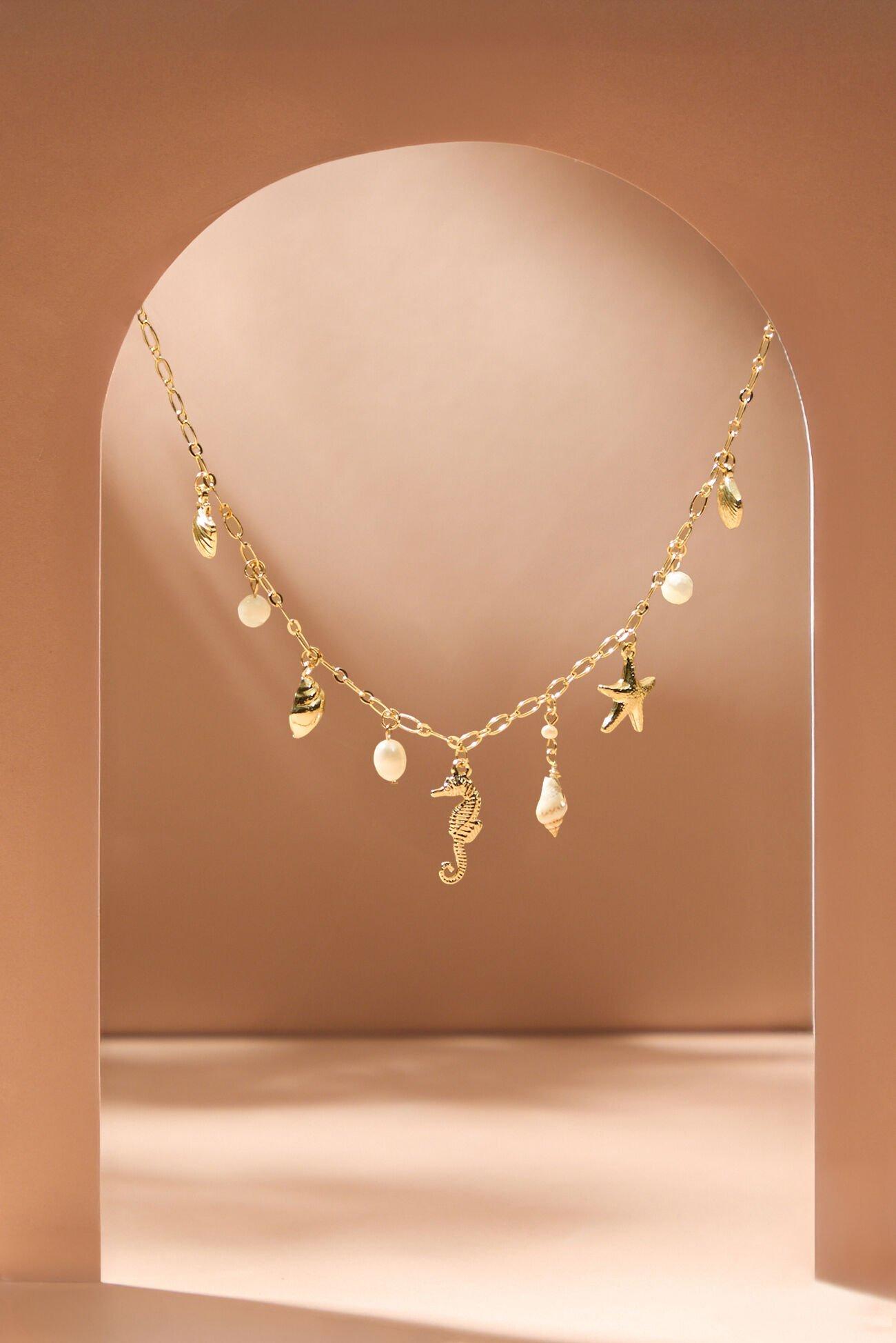 Sea Breeze Charm Necklace Product Image