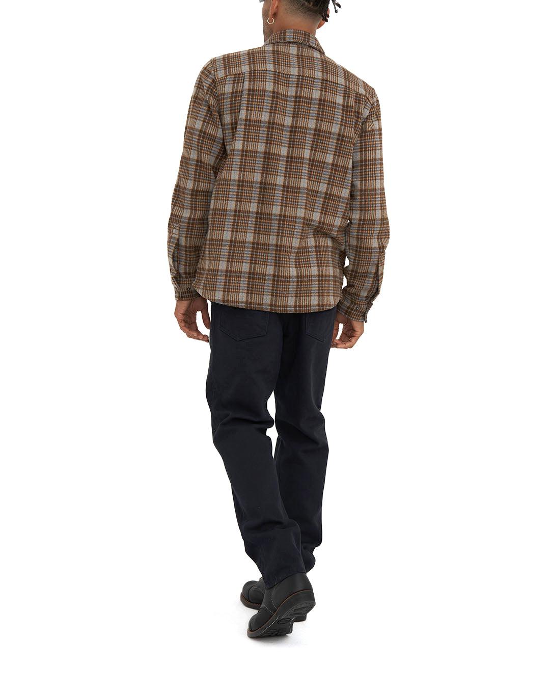 Kalyn Check Shirt - Brown Check Product Image