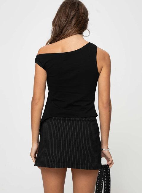 Karre Off The Shoulder Top Black Product Image
