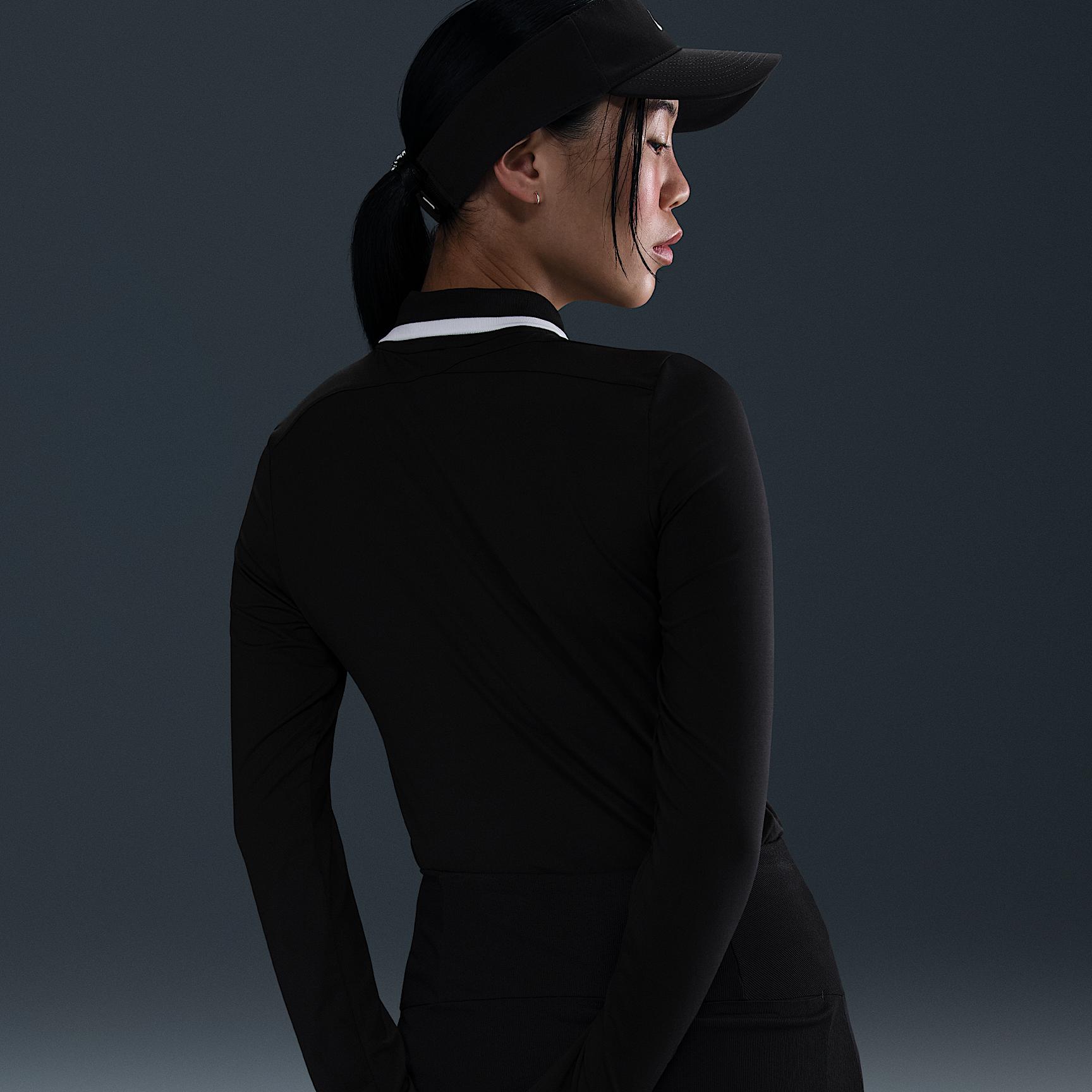 Nike Womens Tour Dri-FIT UV Protection Long-Sleeve Golf Polo | FZ6281-102 Product Image