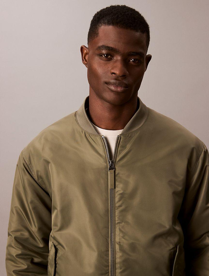 Nylon Bomber Jacket Product Image