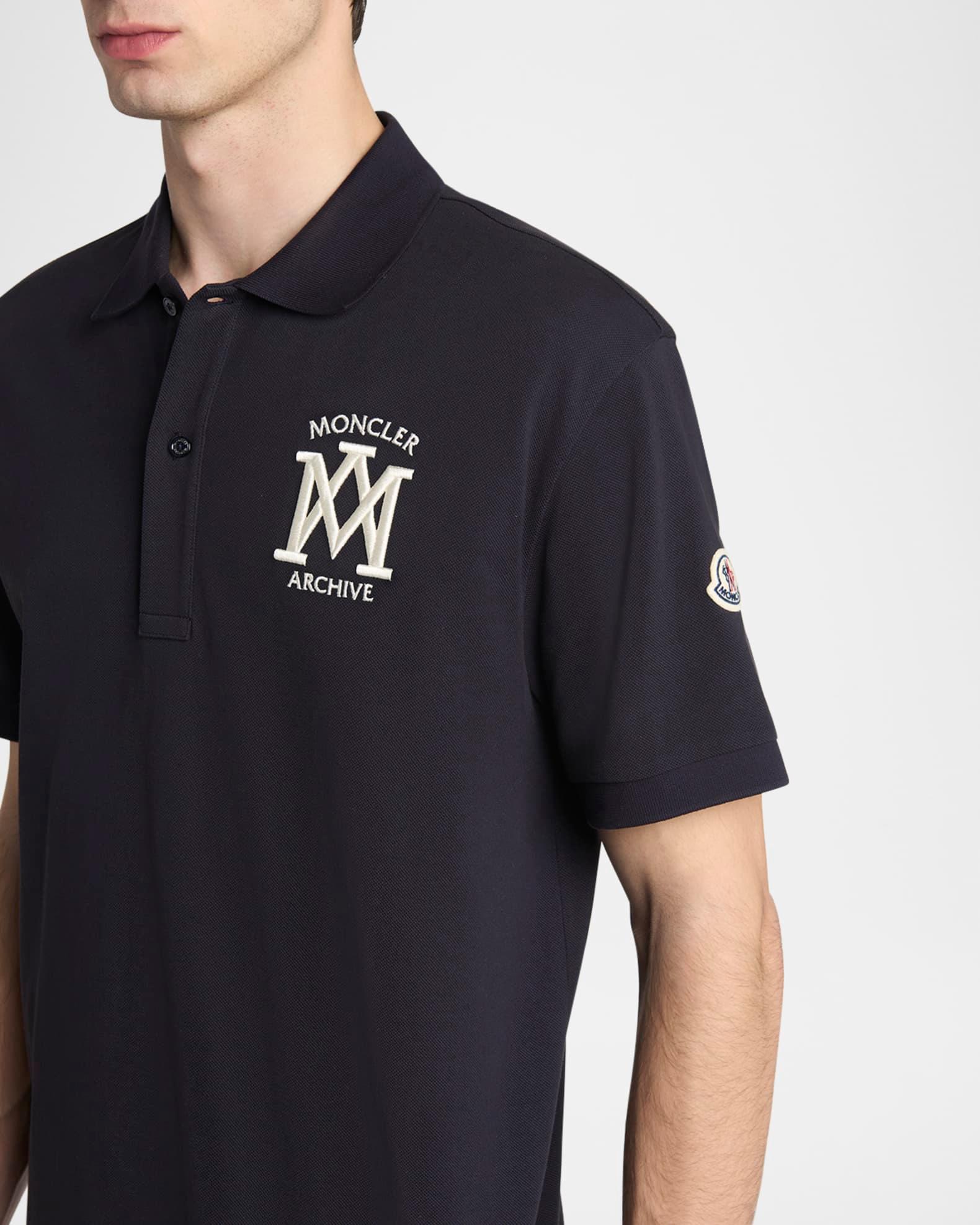 Men's Cotton Archive Logo Polo Shirt Product Image