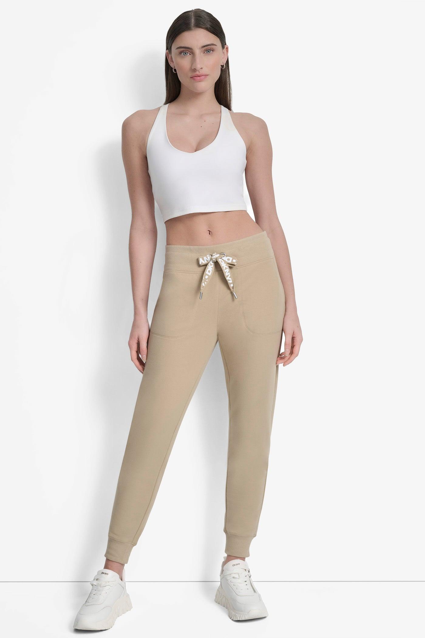 HIGH RISE LOGO DRAWSTRING JOGGER Product Image