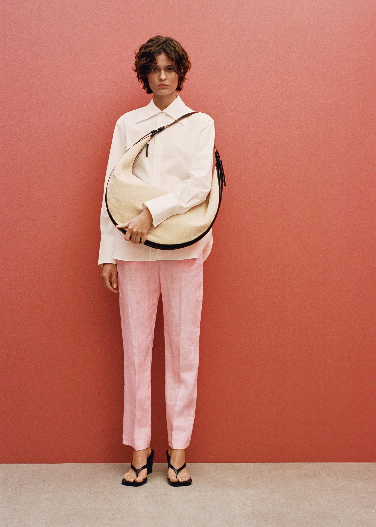 Linen suit trousers - Women | MANGO USA Product Image