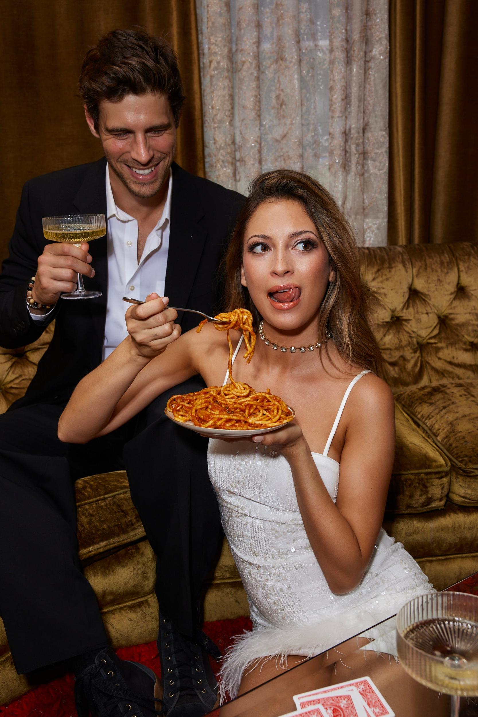 Priscilla Sequin Mini Dress with Feather Trim Product Image