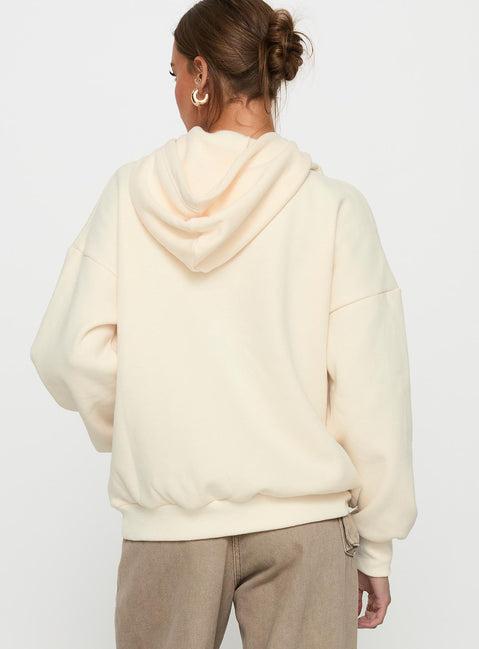 Sweet Life Graphic Sweater Cream Product Image