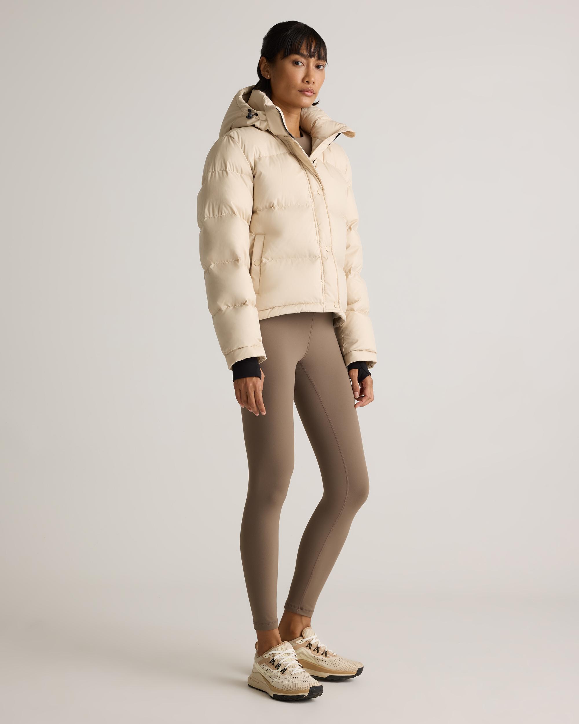 Quince | Women's Responsible Down Cropped Puffer Jacket Recycled Polyester Product Image