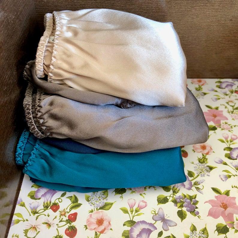 Pearl White Pure Mulberry Silk T-String Panties | Mid to High Waist | 22 Momme | Float Collection Product Image