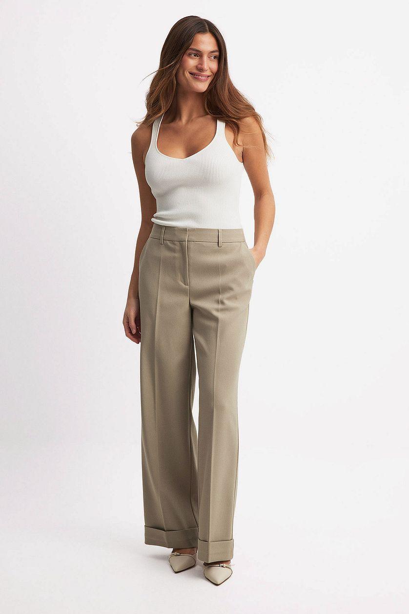 Fine Knitted Scoop Neck Top Product Image