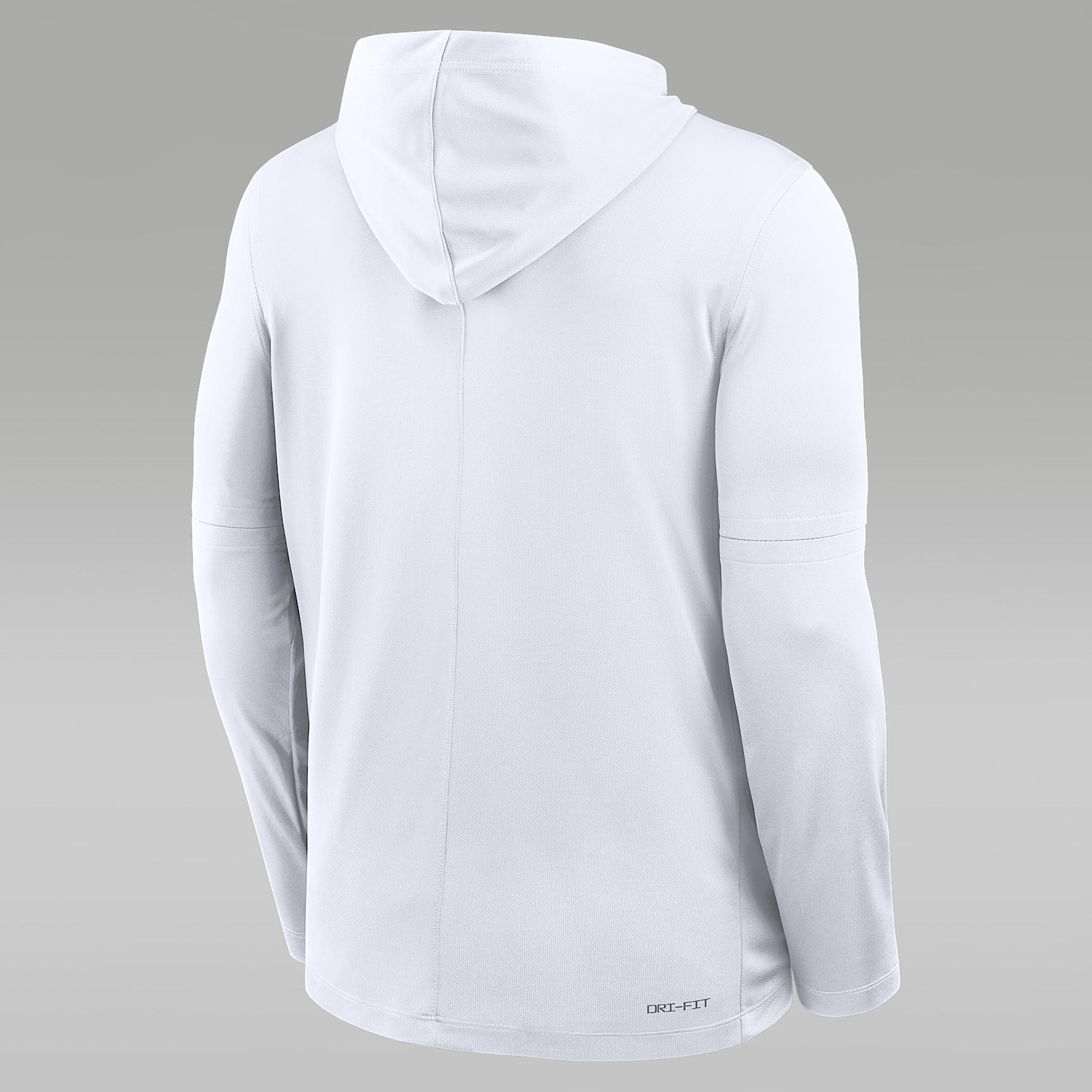 Las Vegas Raiders Pure Fury Sideline Nike Mens Dri-FIT NFL Long-Sleeve Hooded Top | 03B900A8D-P8B Product Image