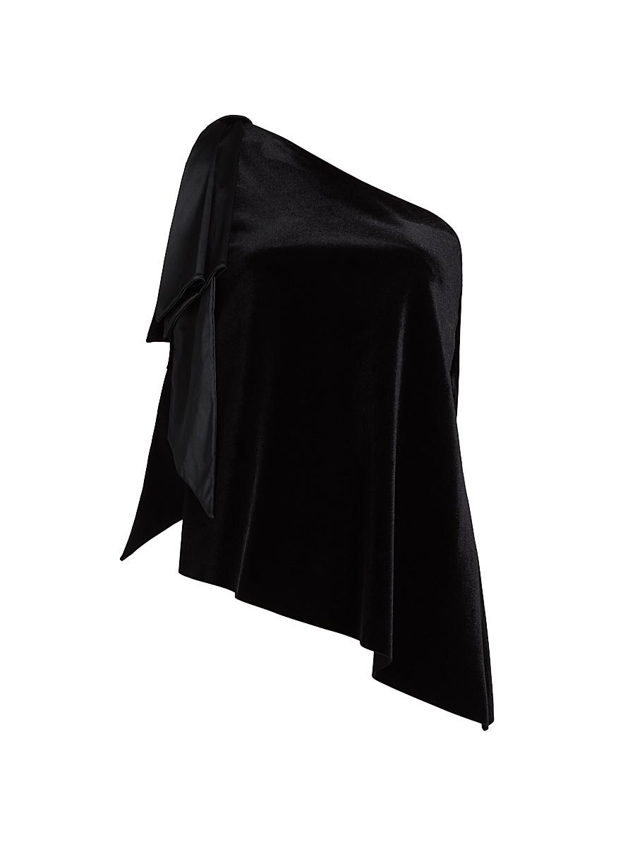 Womens Yamatis Asymmetric Velvet Top Product Image