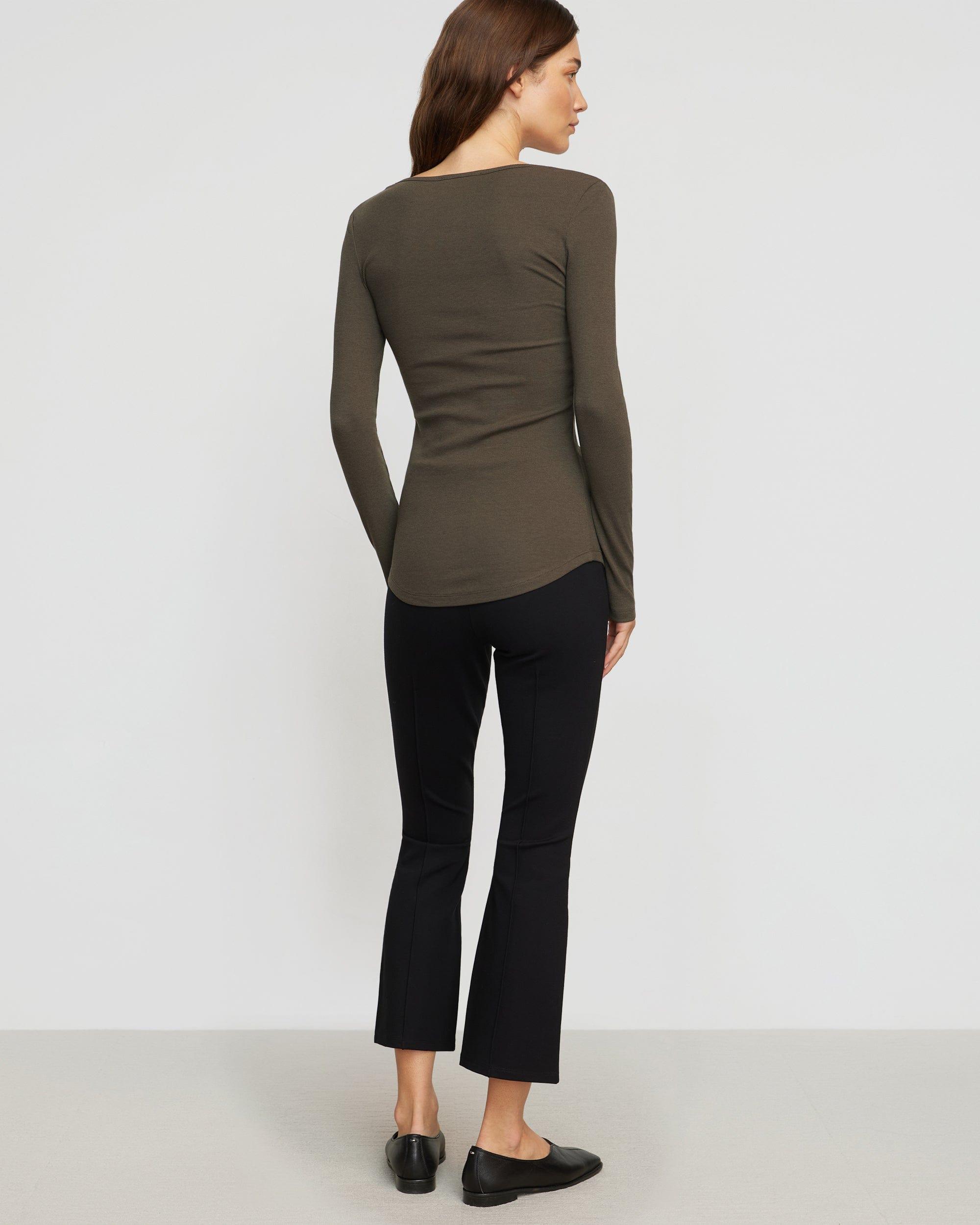 Tez Kick-Flare Ponte Stretch Pant Product Image