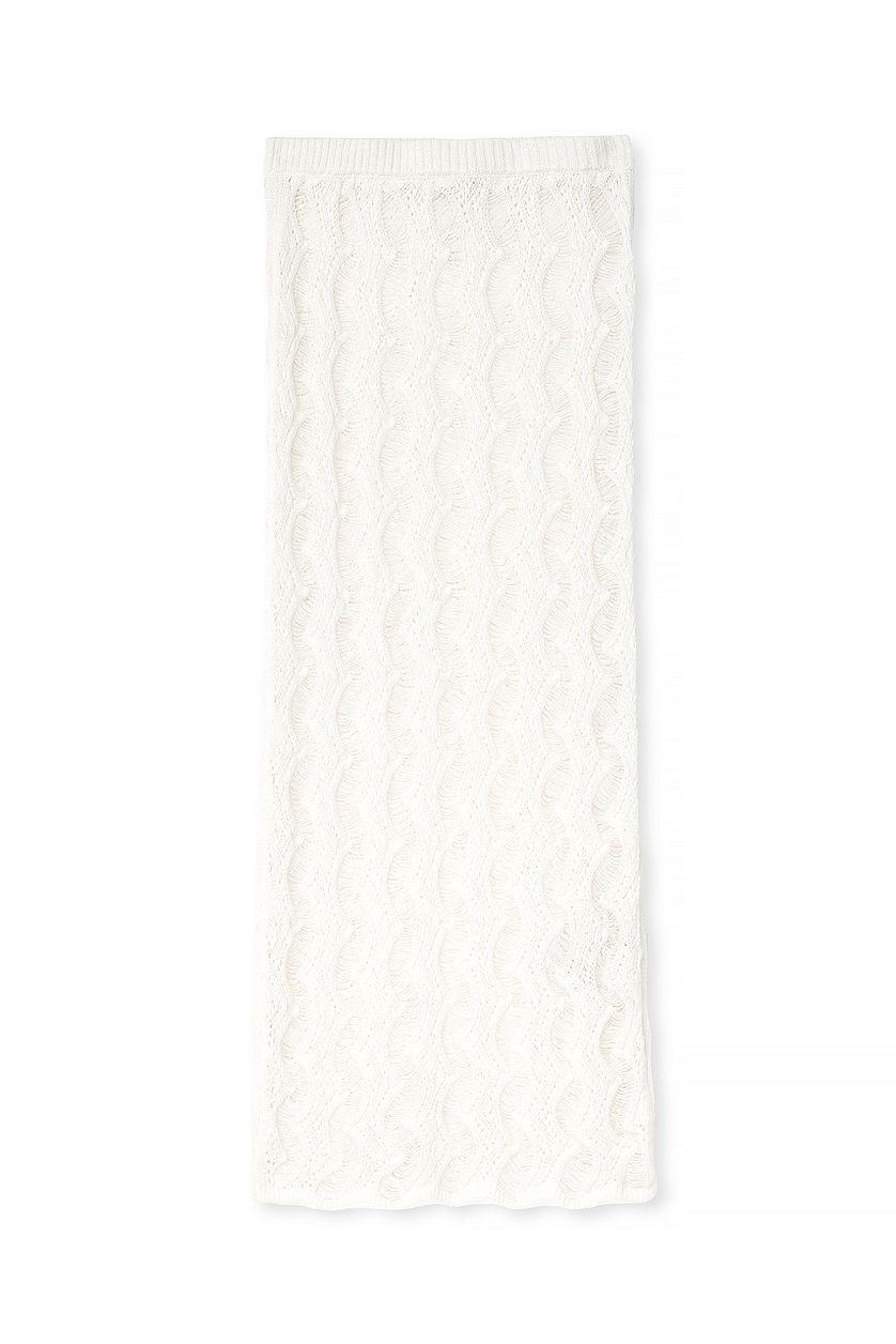 Crochet Knitted Maxi Skirt Product Image