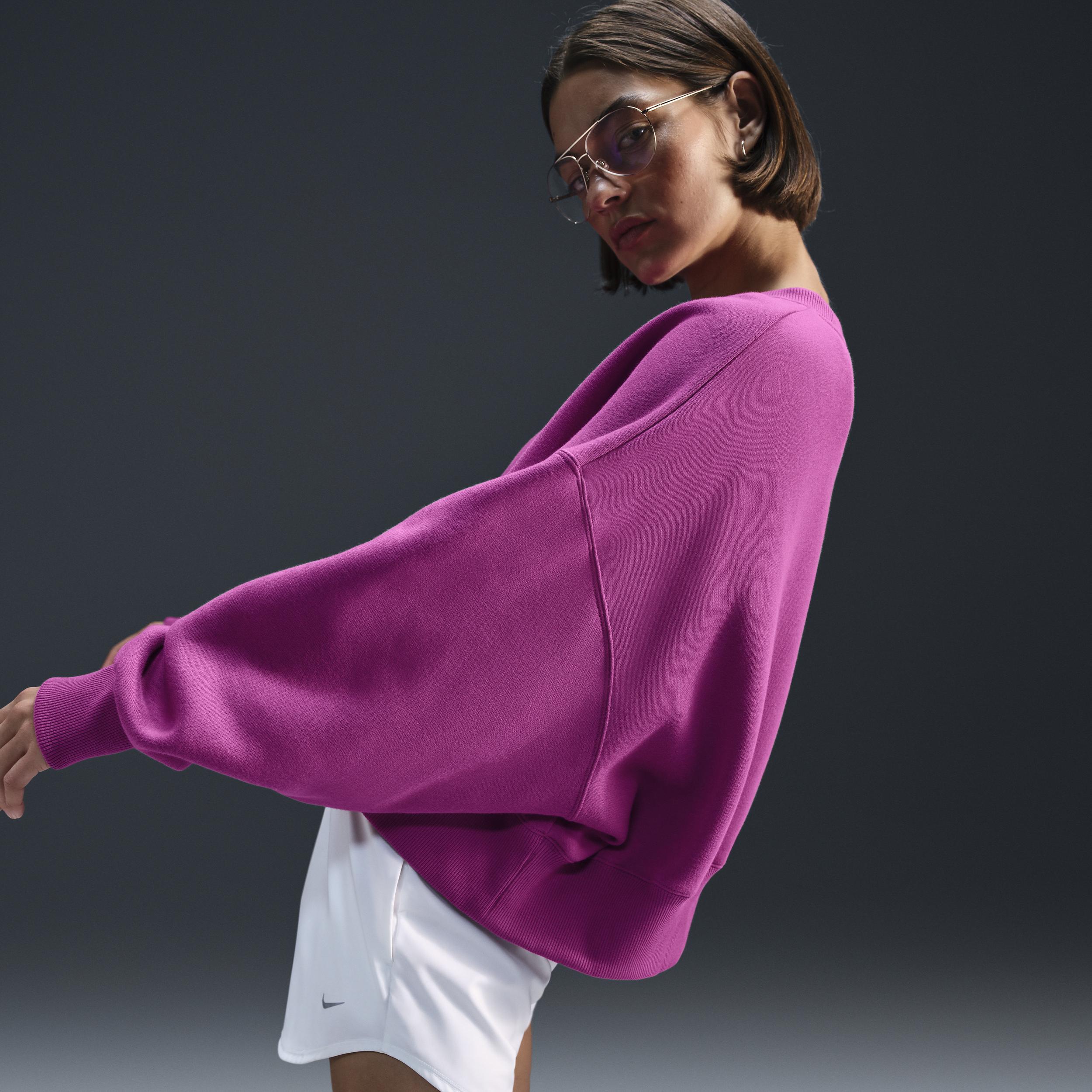 Women's Nike Sportswear Phoenix Fleece Over-Oversized Crew-Neck Sweatshirt Product Image