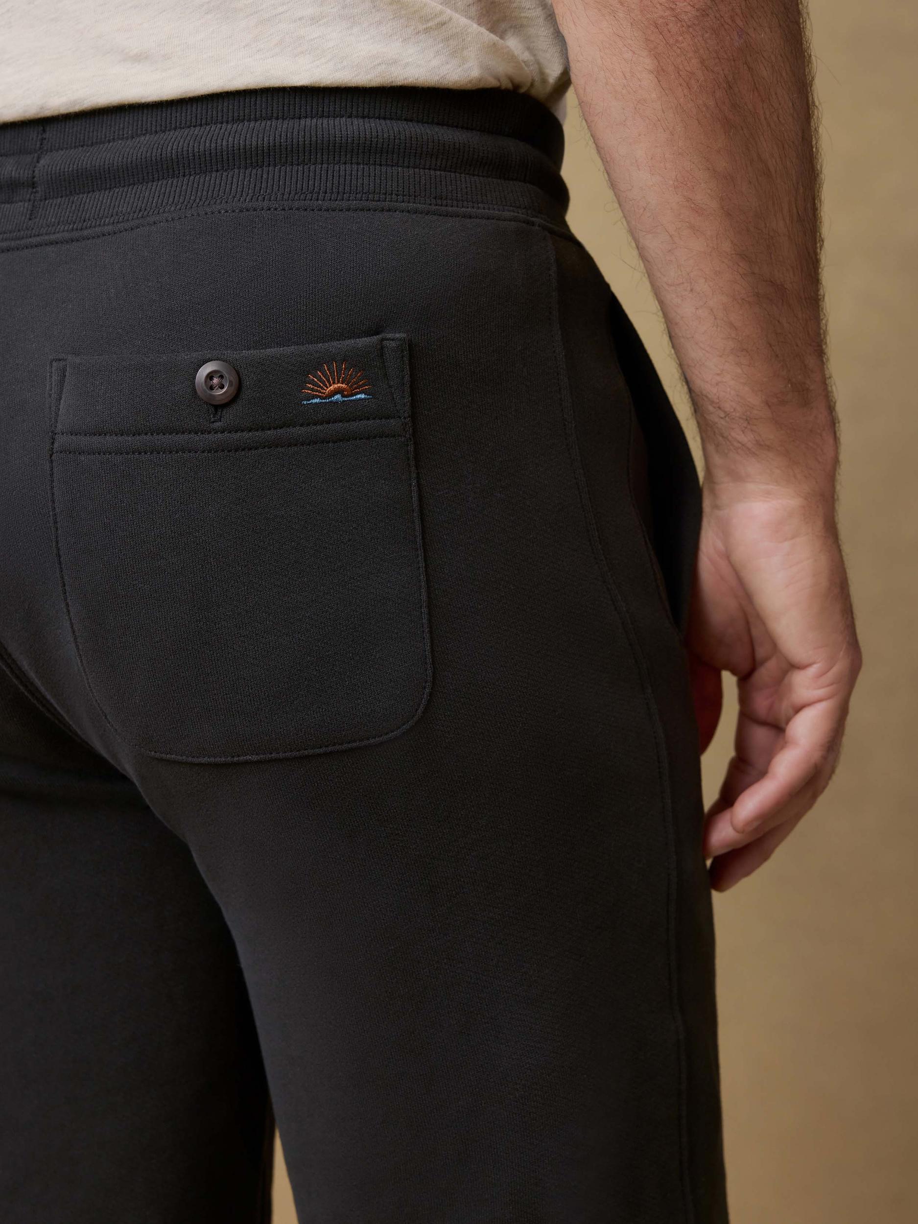 High Standard Fleece Sweatpant - Mountain Black Male Product Image