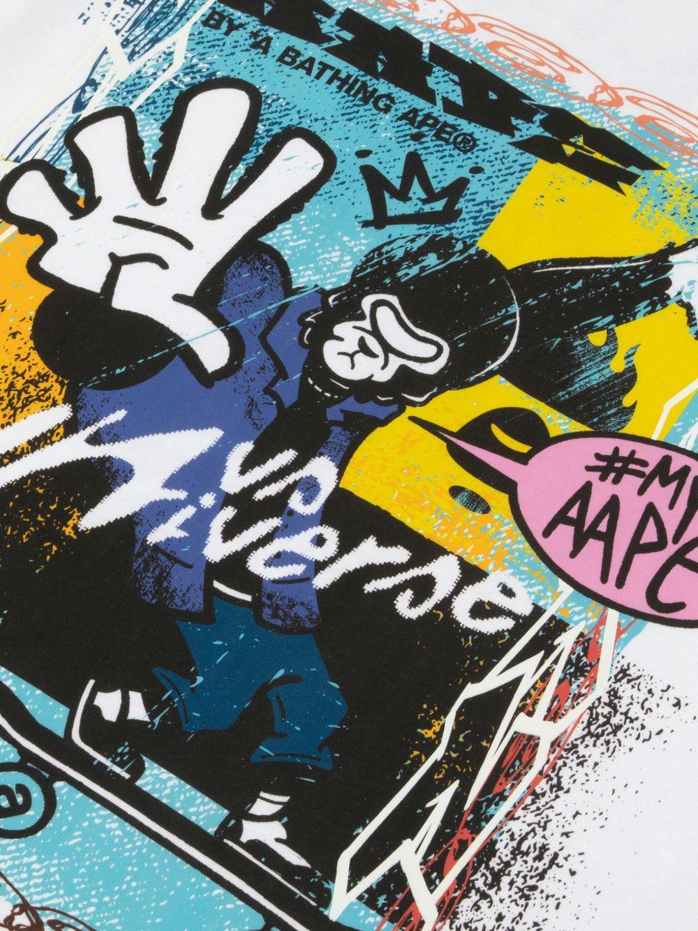 Graffiti-print T-shirt Product Image