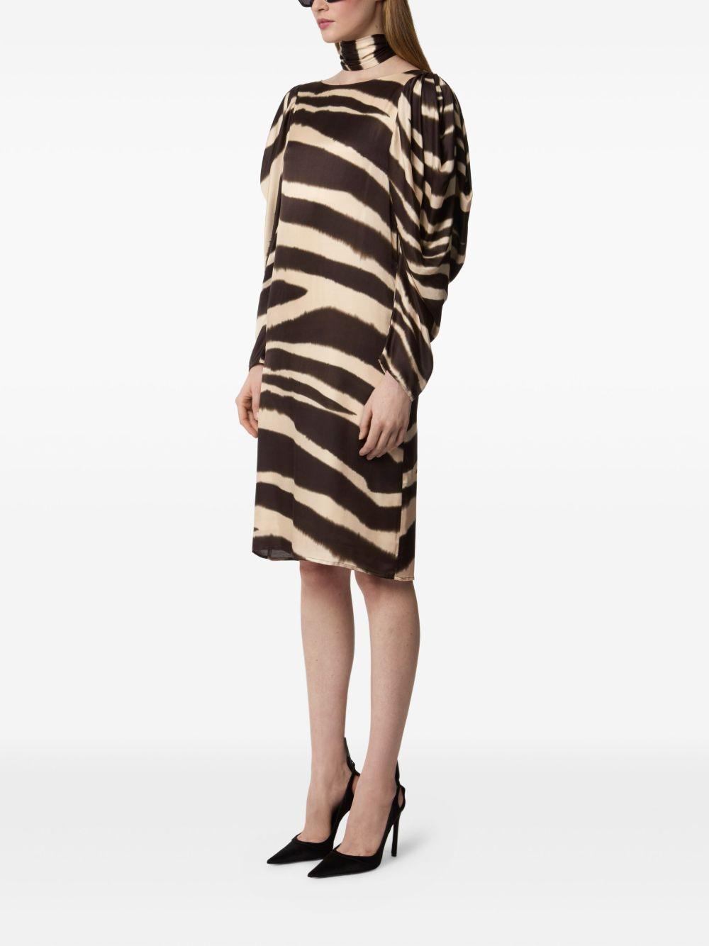zebra-print midi dress Product Image