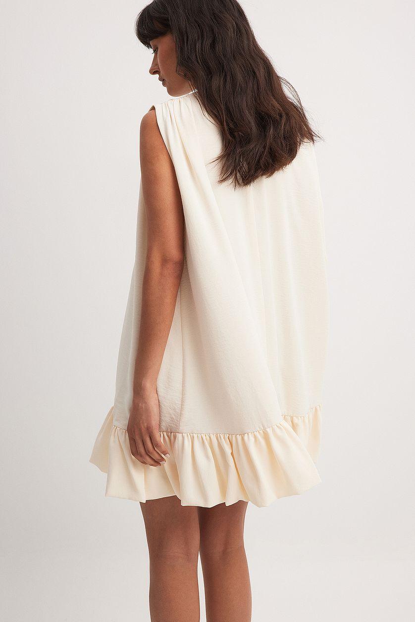 Frill Detail Sleeveless Mini Dress Product Image