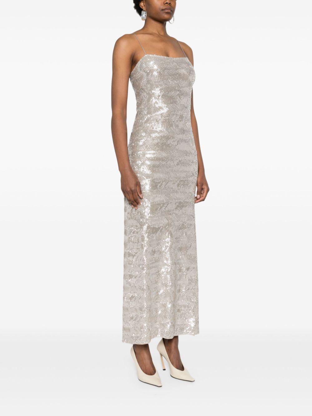 sequinned maxi dress Product Image