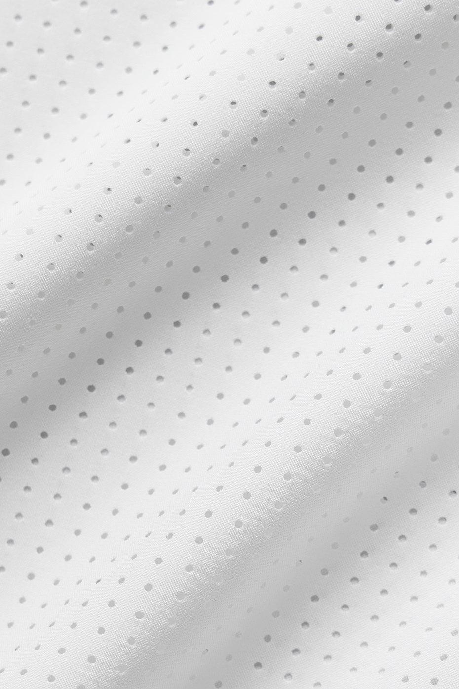 Mesh Cropped Mirage Tee - White Product Image