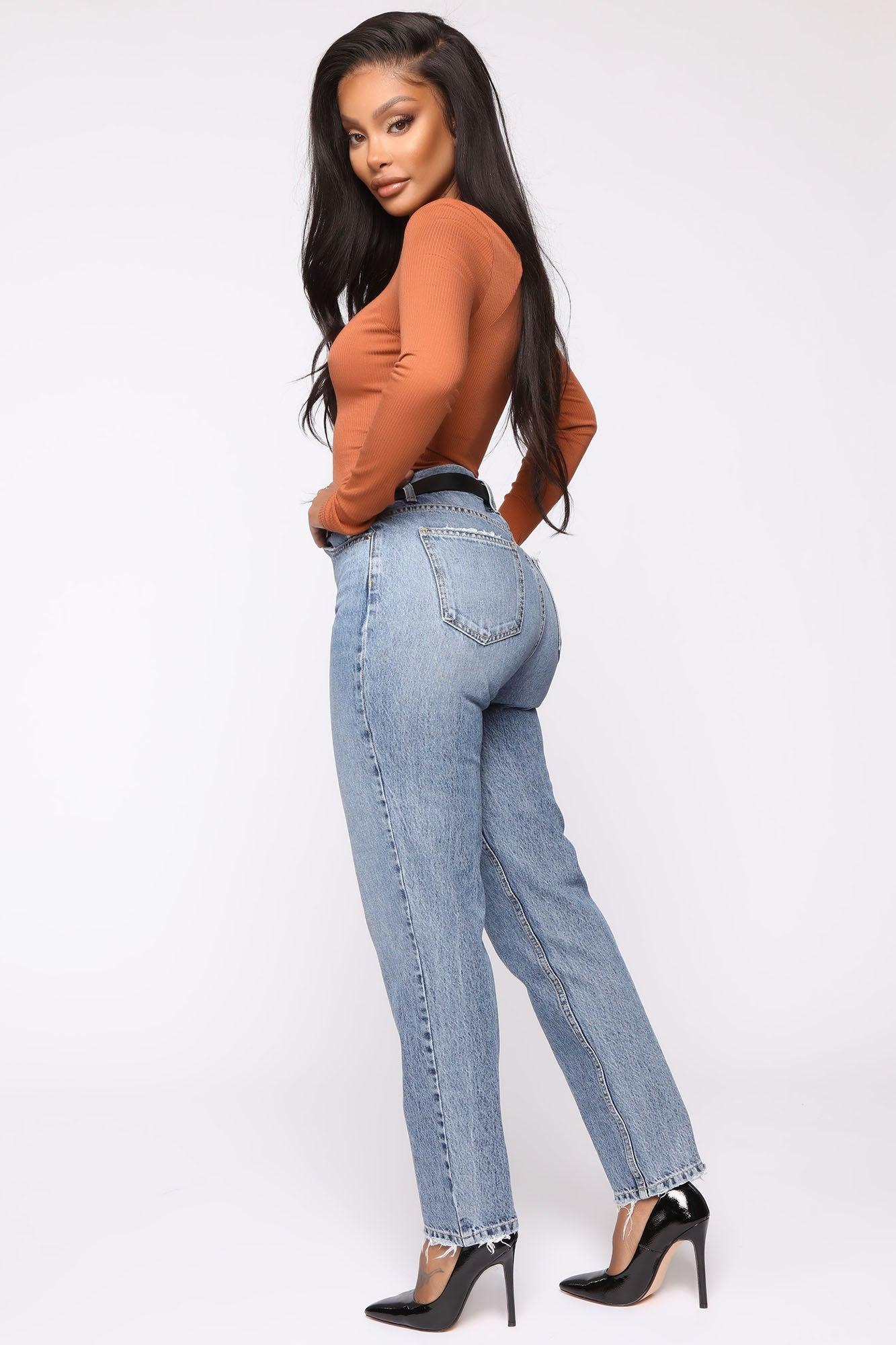 Very Special High Rise Mom Jeans - Medium Wash Product Image