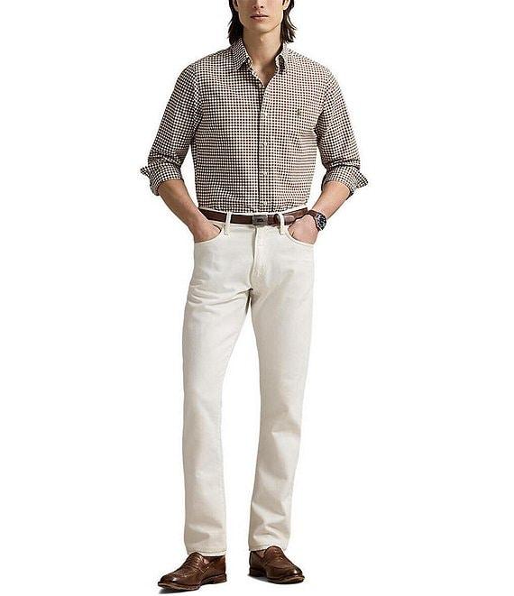 Polo Ralph Lauren Classic Fit Gingham Oxford Long Sleeve Woven Shirt Product Image