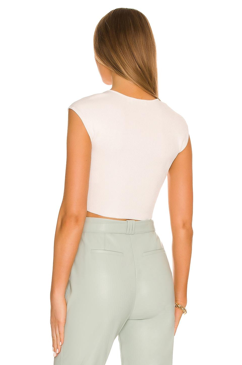 Womens Abia Compact Rib-Knit Crop Top Product Image