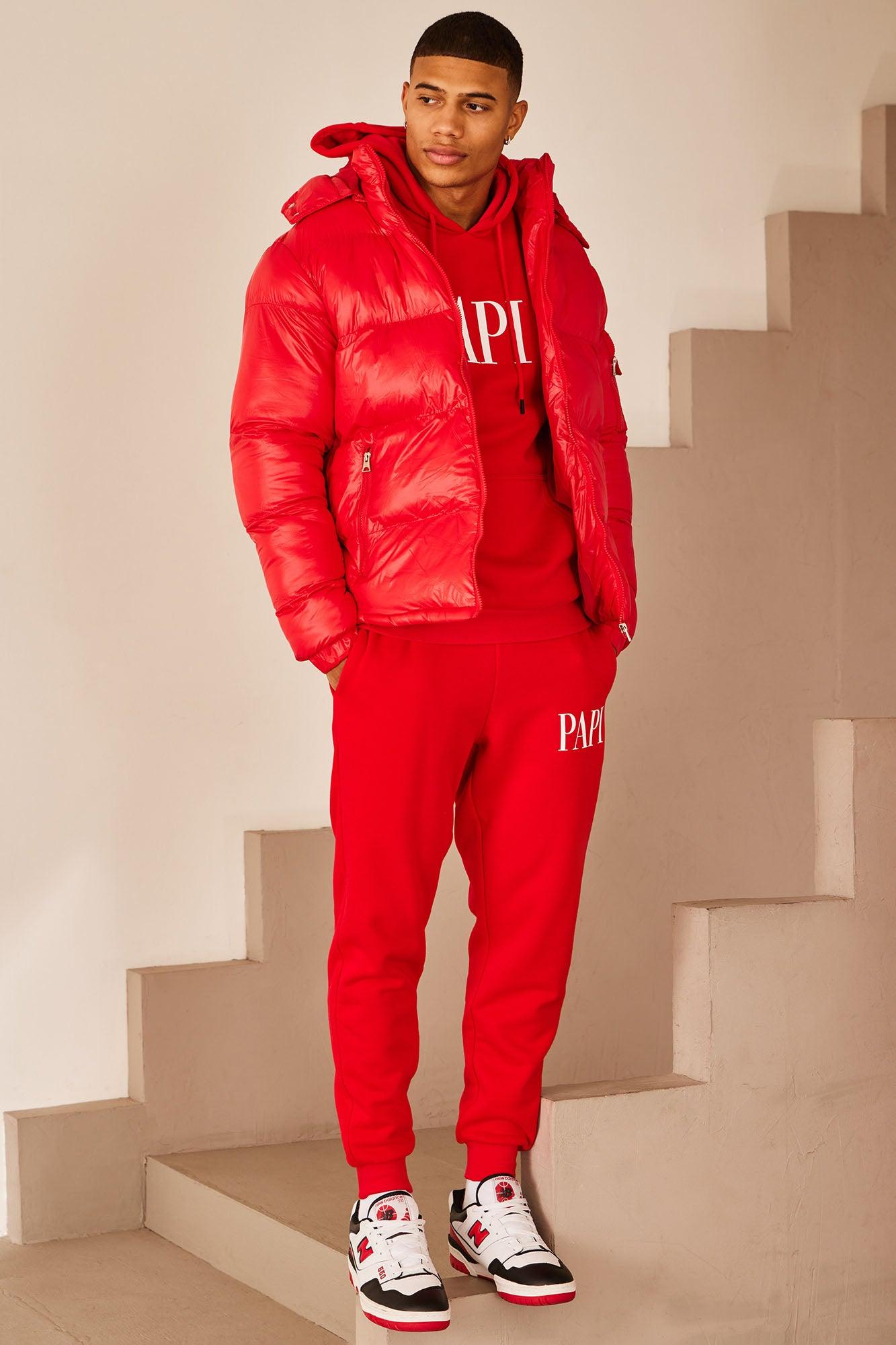 Nixer Puffer Jacket - Red Male Product Image