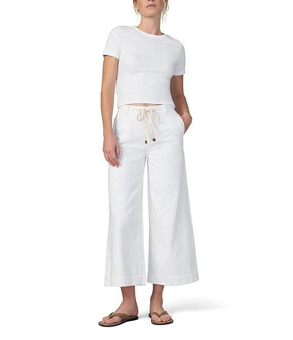 Joe's Jeans Addison Drawstring Wide Leg Ankle Length Pants Product Image