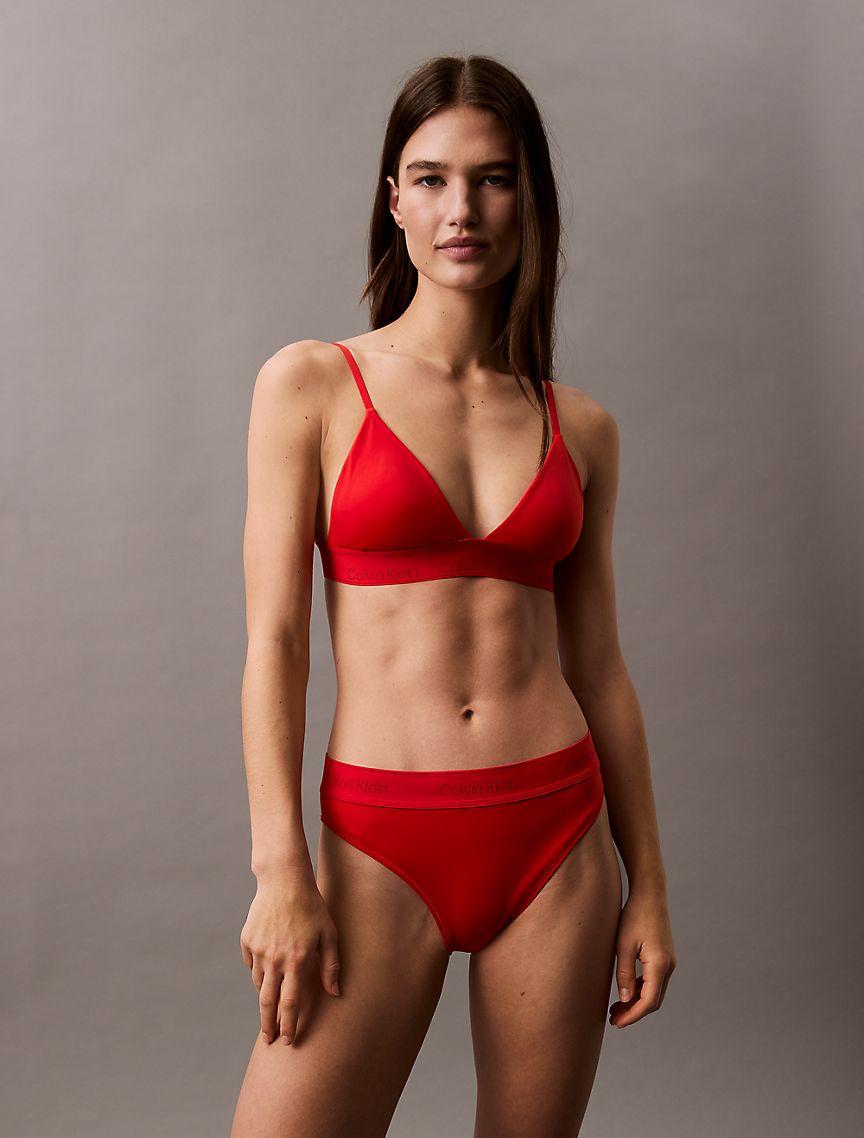 Modern Logo Triangle Swim Bikini Top Product Image